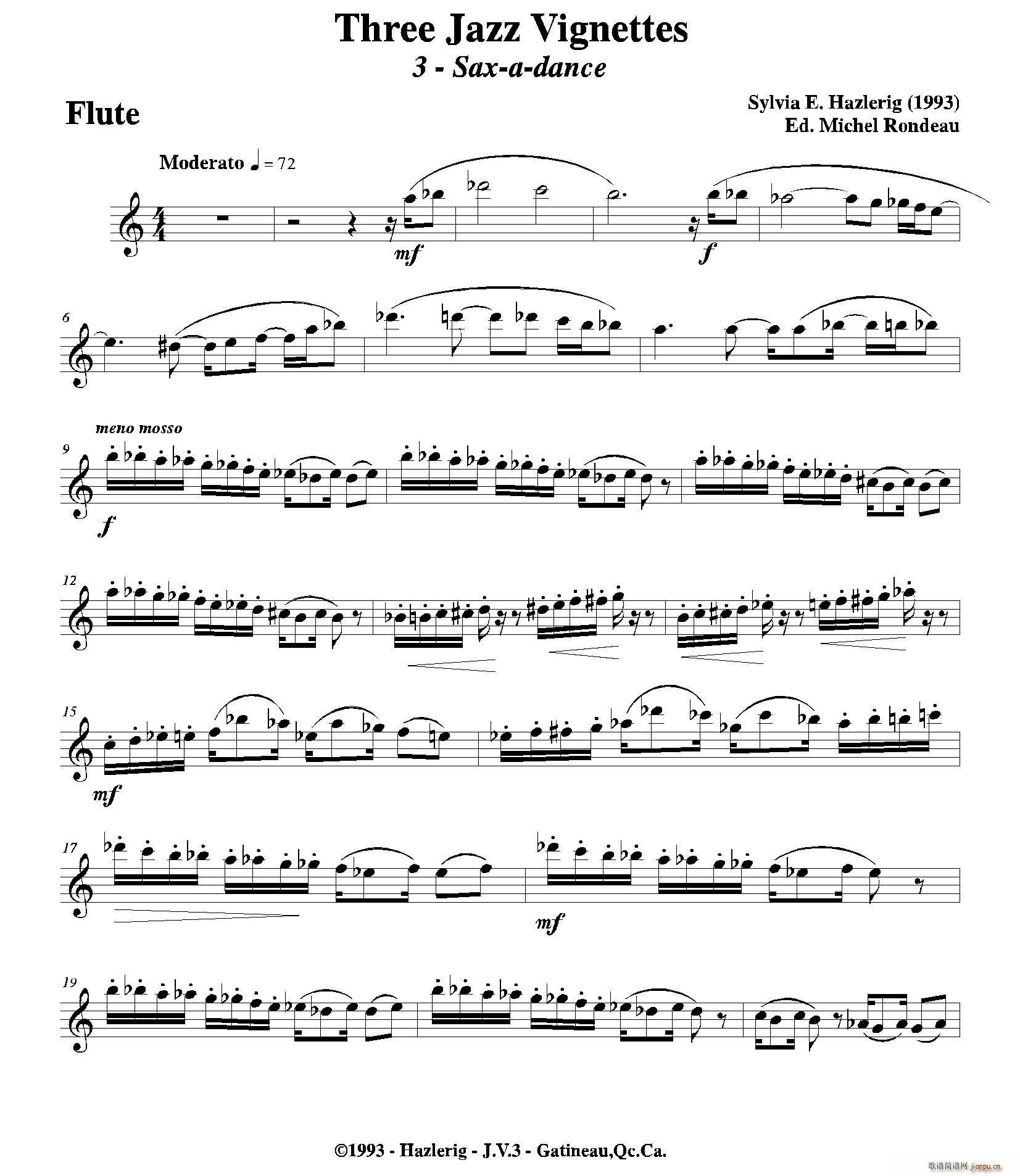 Three jazz vignettes  L(ѺV)1