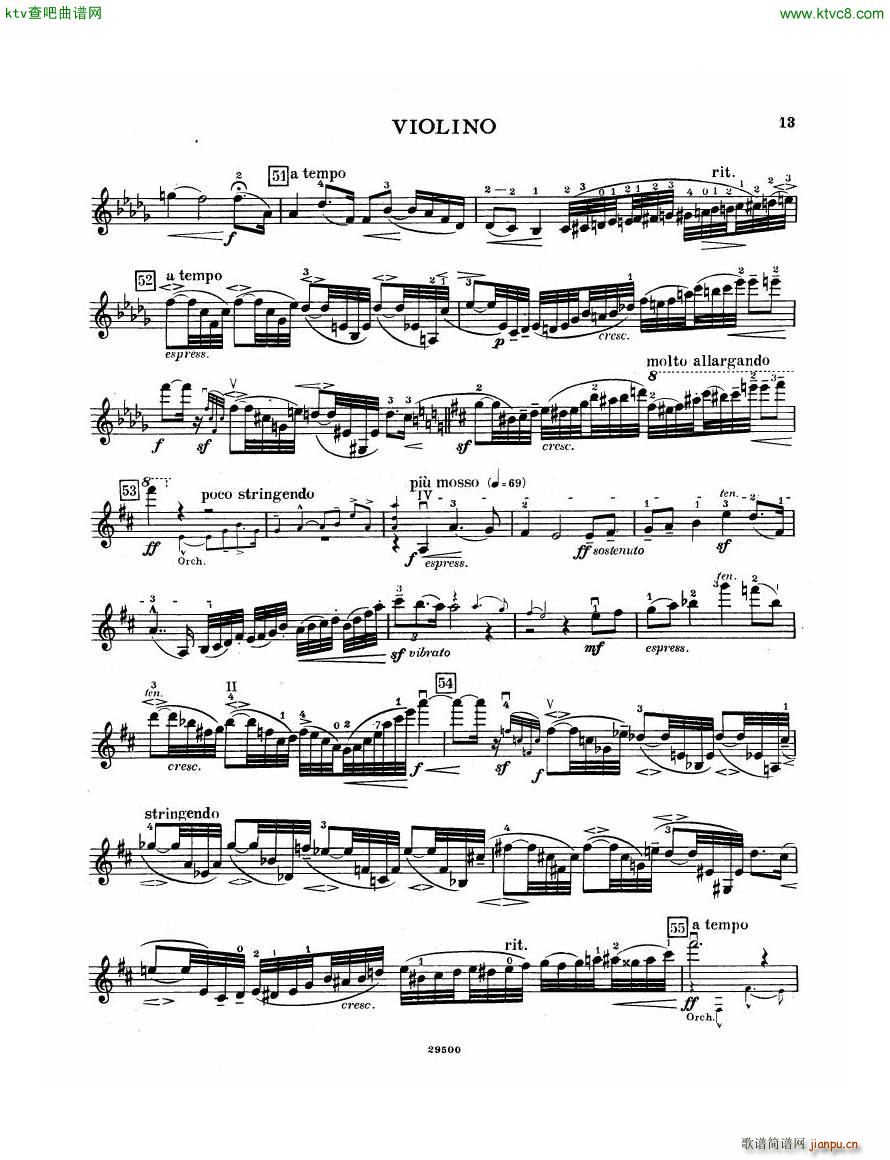 Elgar Violin Concerto Vn(V)13