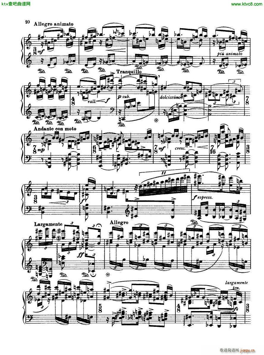 Bridge H160 Piano Sonata 1923 4(V)10