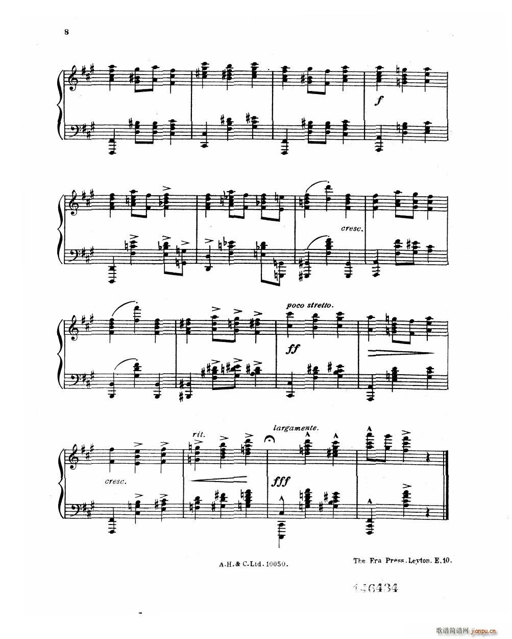 Bowen Serious Dances for piano Op 51(V)10