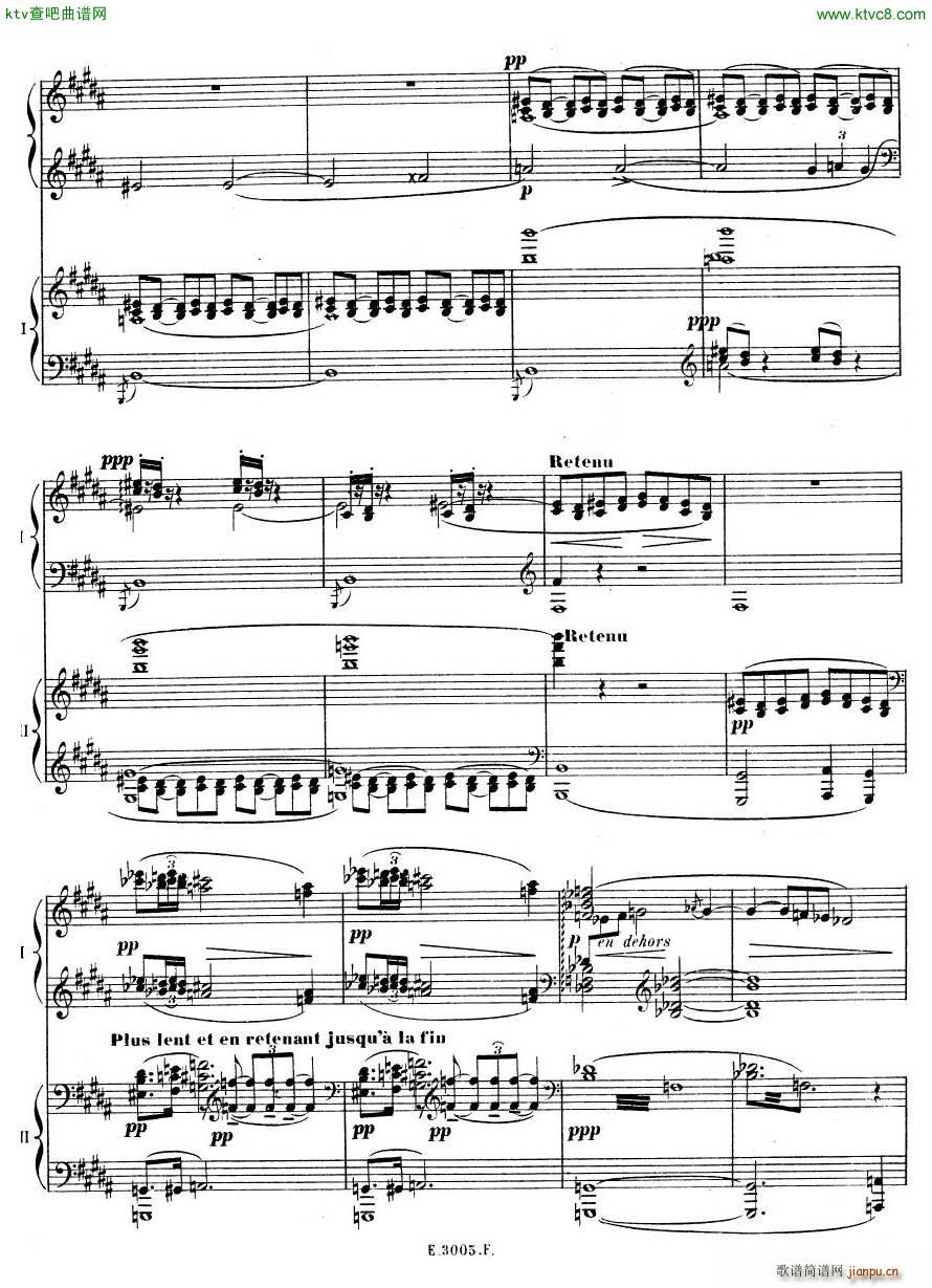 Debussy Ravel 3 Nocturnes 2pno(V)48