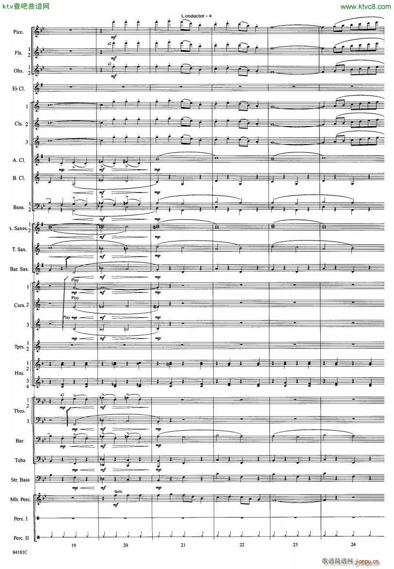 Anderson Sleigh Ride full score(V)5