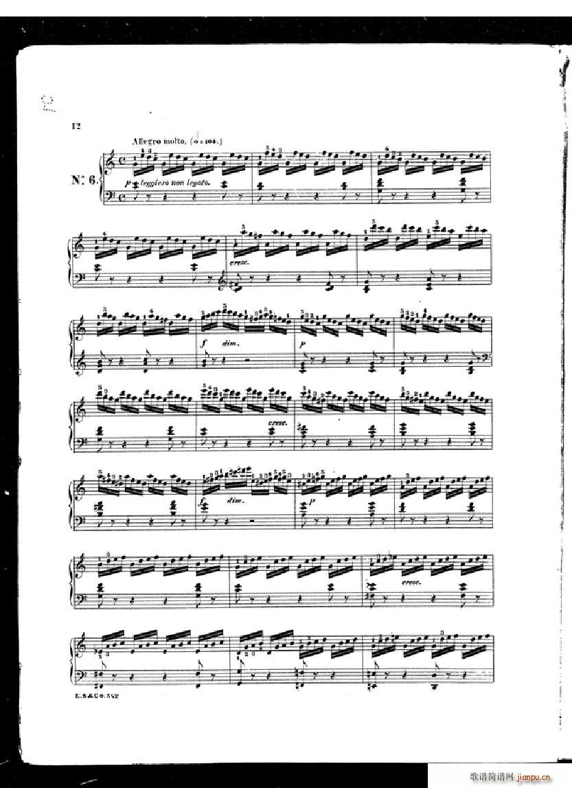 Czerny School of Velocity book 1 Op 299(V)10