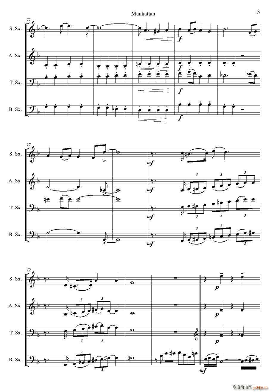 Manhattan score(V)3