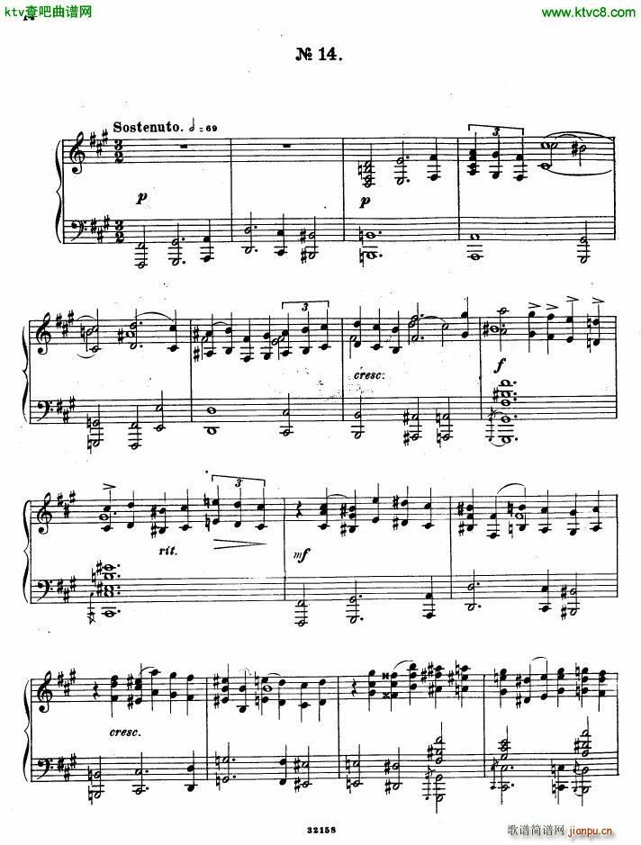 Gliere 25 Preludes op30 Book3(V)1
