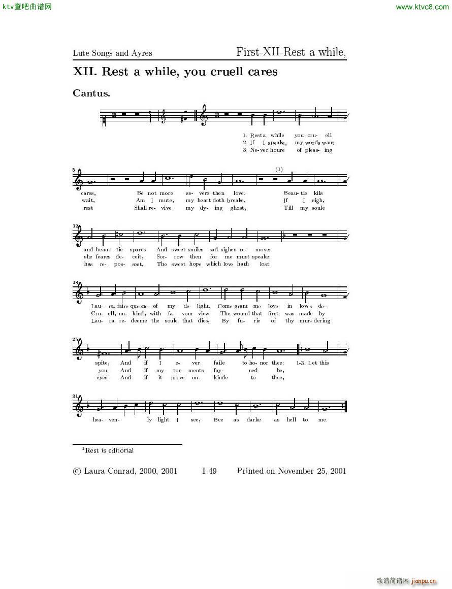Dowland Lute Music (V)5
