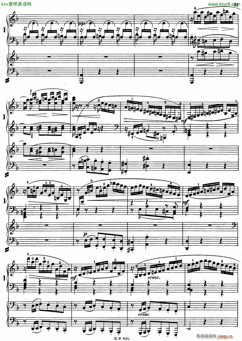 Bach JS BWV 1052 Keyboard Concerto in d ed R ntgen(V)32