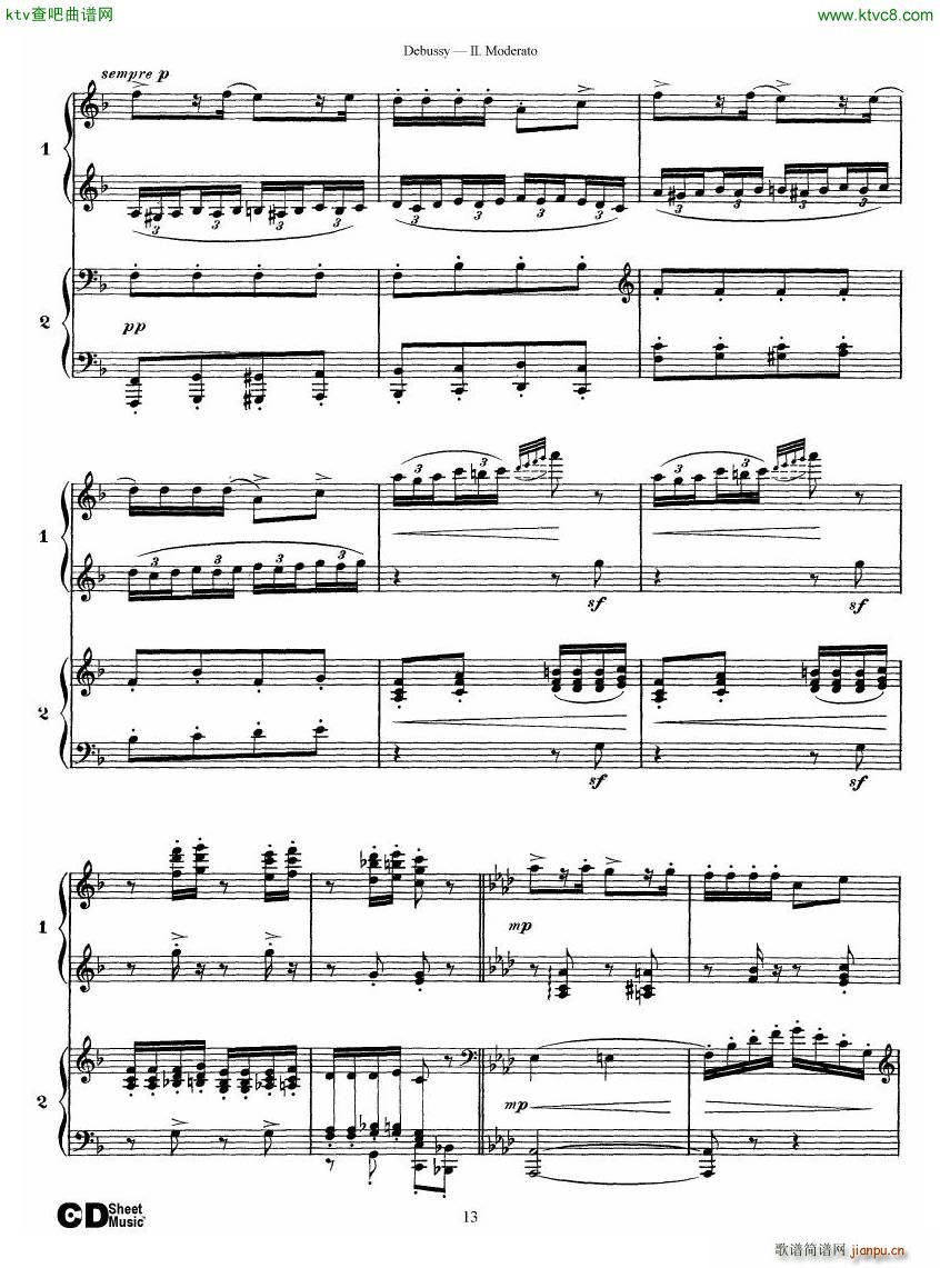 Debussy Printemps II(V)13