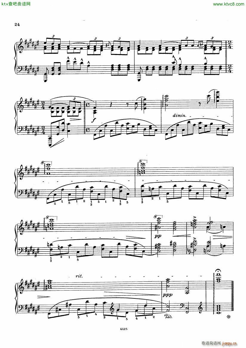 Bortkiewicz 10 Preludes Op 33(V)24