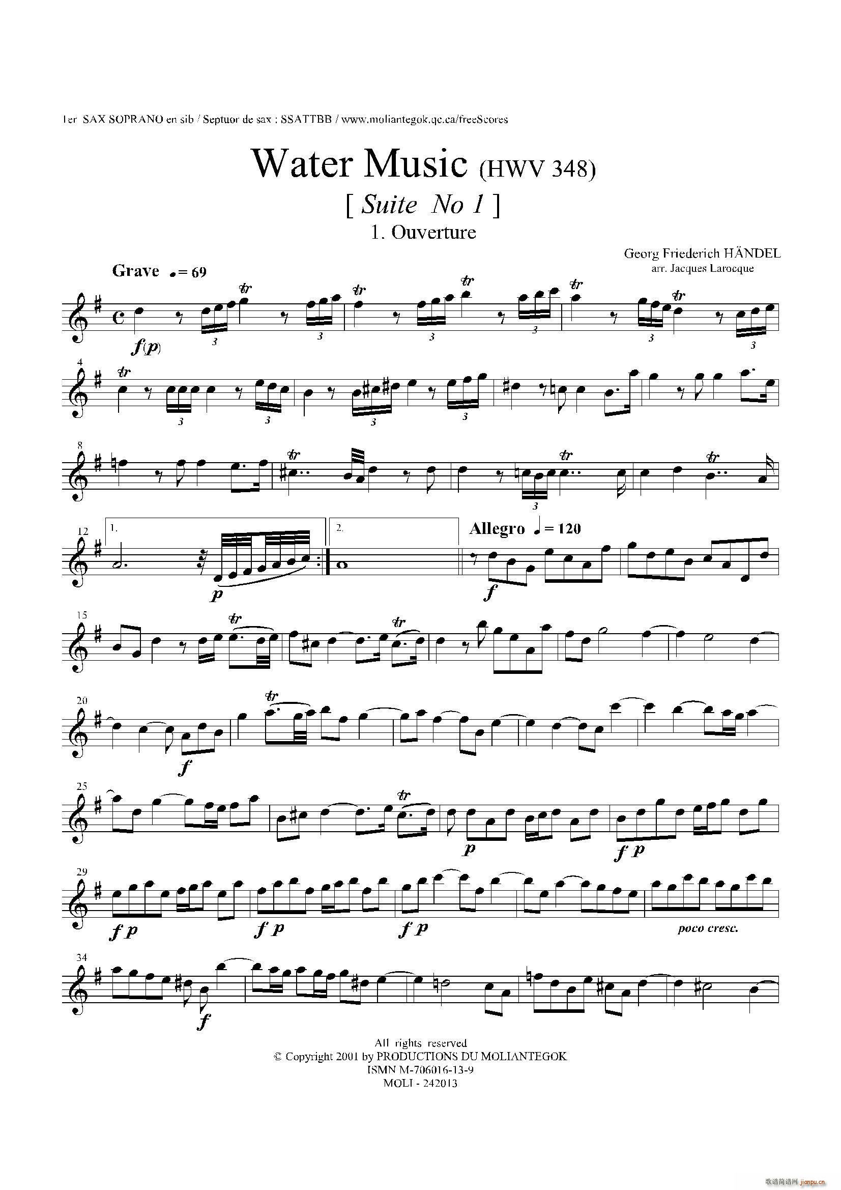 Water Music HWV 348 No 1 һ_˹(ʮּ)1