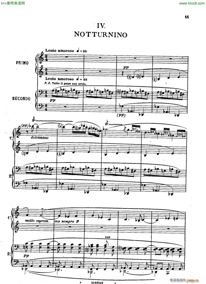 Casella Five Easy Pieces Pupazzetti 4 hands 1915(V)11