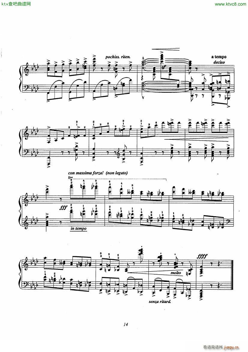 Etude No 9 D aprs Rossini(V)14