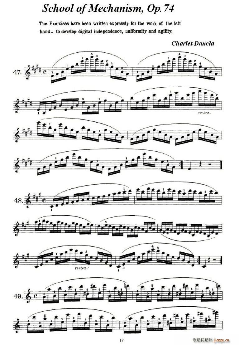 School of Mechanism, Op. 74(СV)1