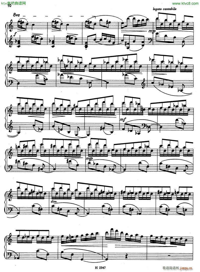 Hurnik piano sonatina(V)10