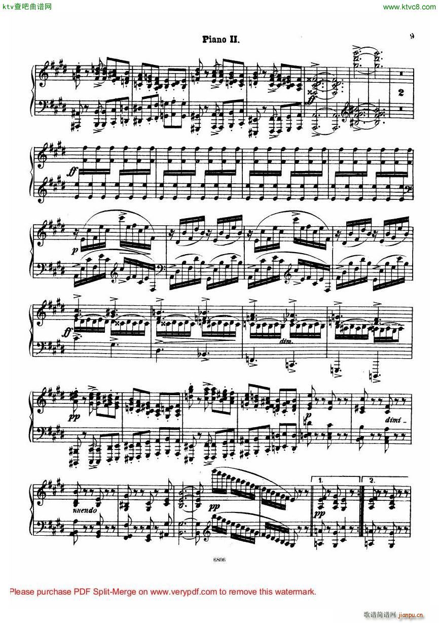 Arensky op 23 Suite No 2 Silhouettes(V)30