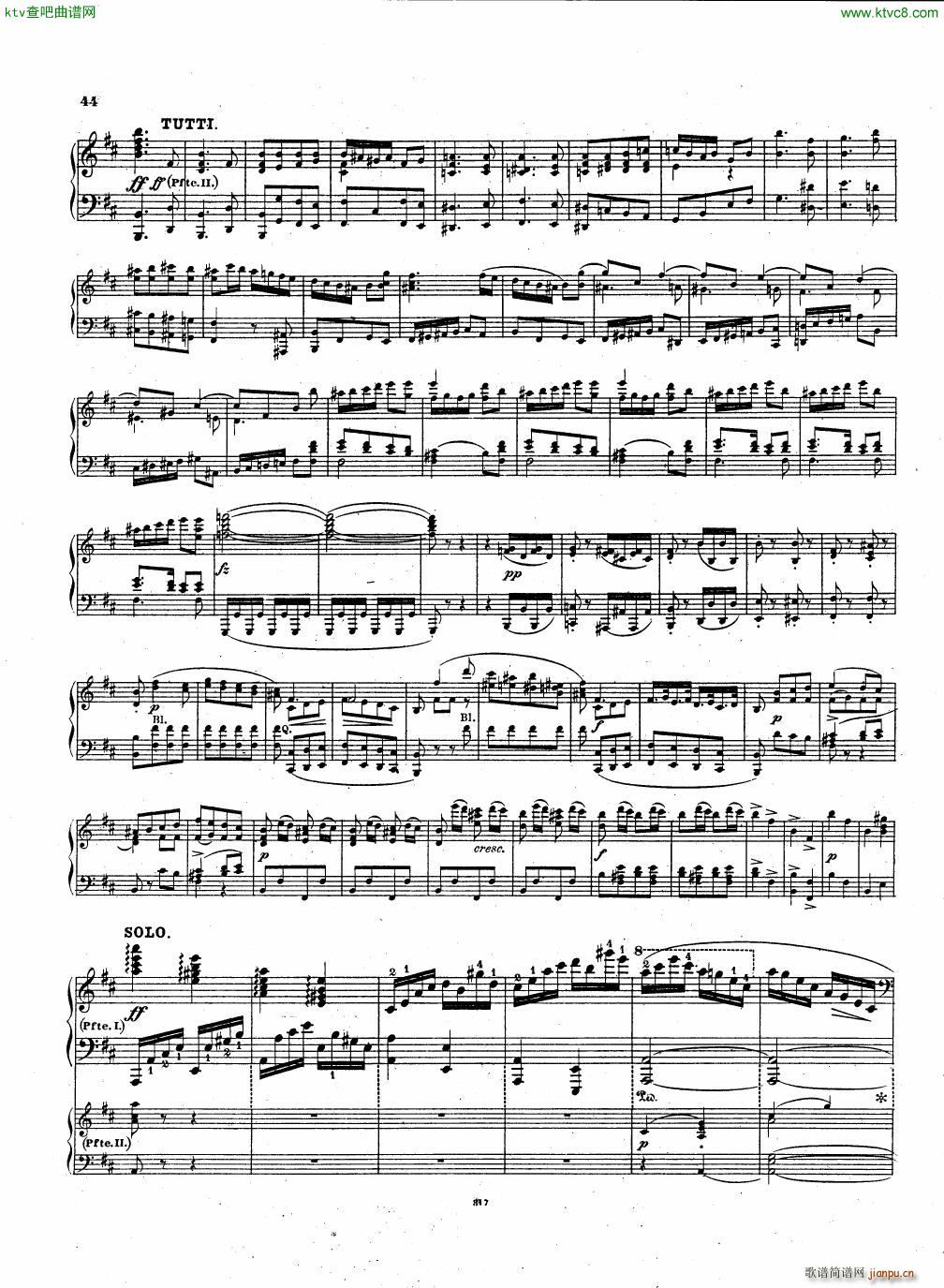 Hummel Piano concerto Op 89 II(V)6
