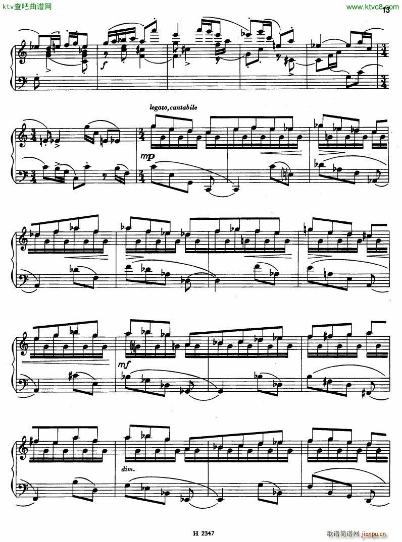 Hurnik piano sonatina(V)13