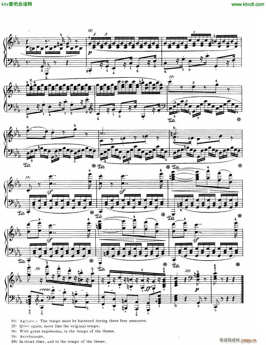 Beethoven WoO 80 32 Variations in C Minor(V)19