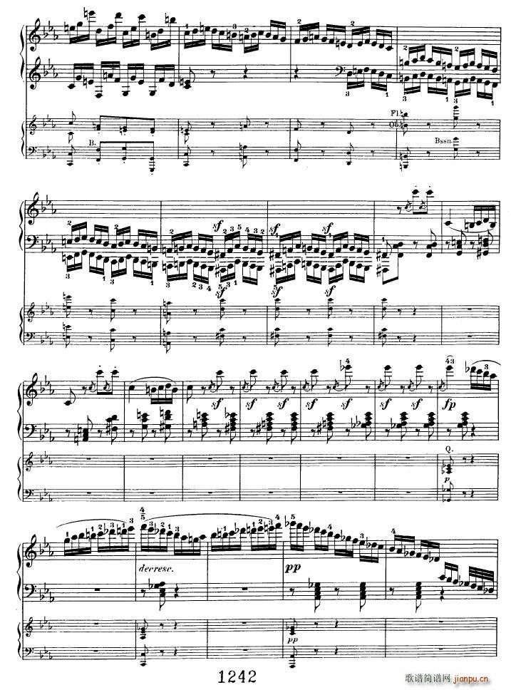 Beethoven op 37 Piano Concerto no 3 2pno red (V)9