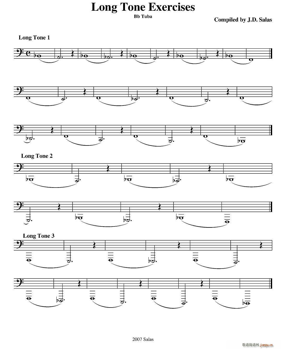 Long Tone Exercises Bb Tuba ̖(ho)(x)̲x(ʮּ)1