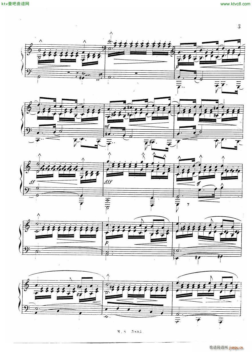 Dreyschock etude Le Tremolo(V)3