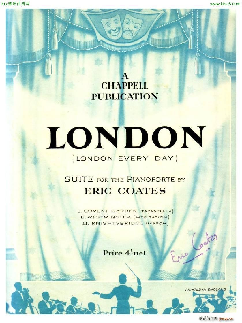 Coates London Suite Piano Suite(V)1