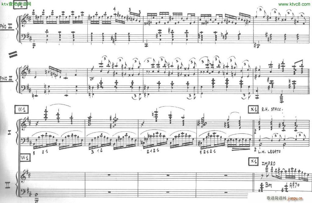 Bolling Sonata for Two Pianist no 2 Part2(V)10