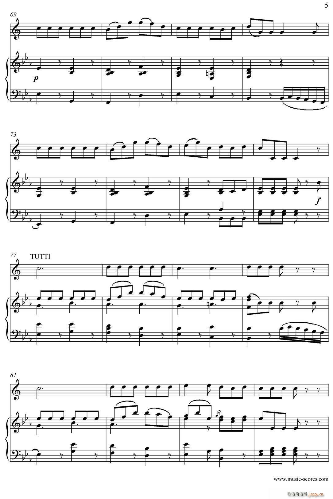 Mozart Concerto KV495 No 4 3st Rondo (ʮּ)5
