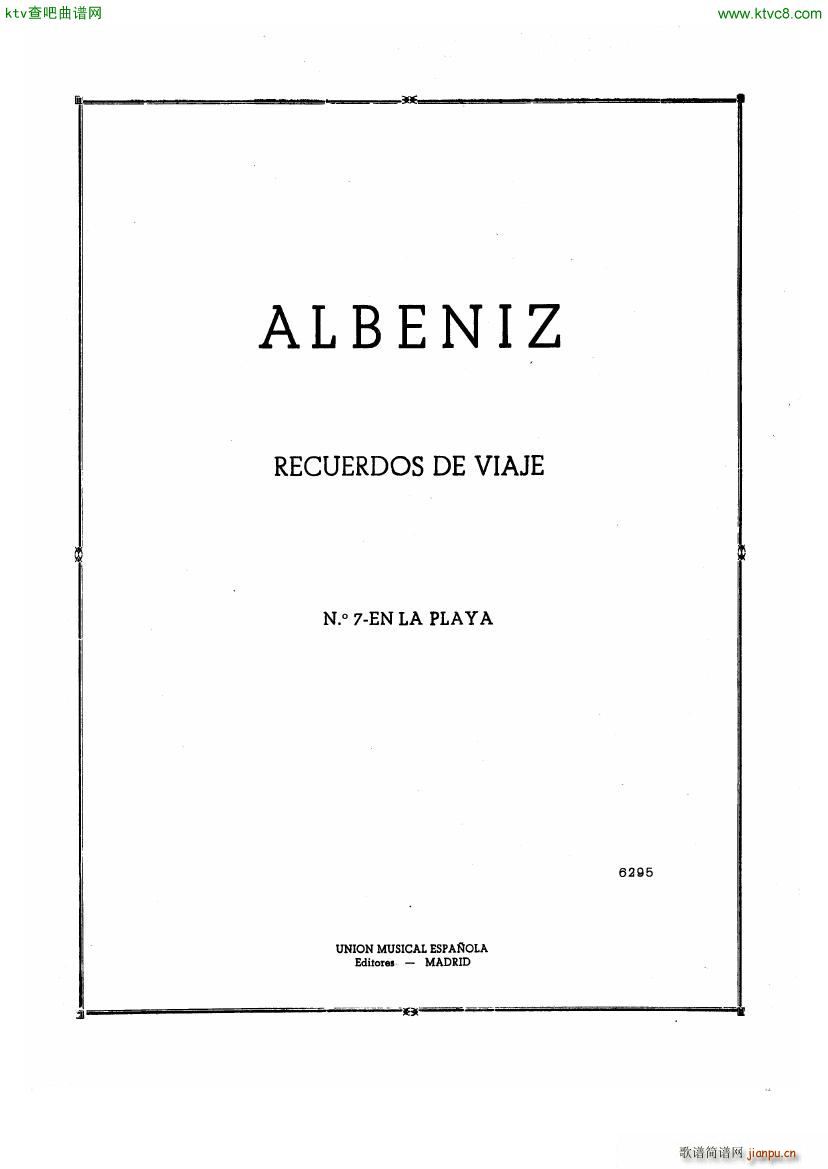 Albeniz op 71 no 6(V)9