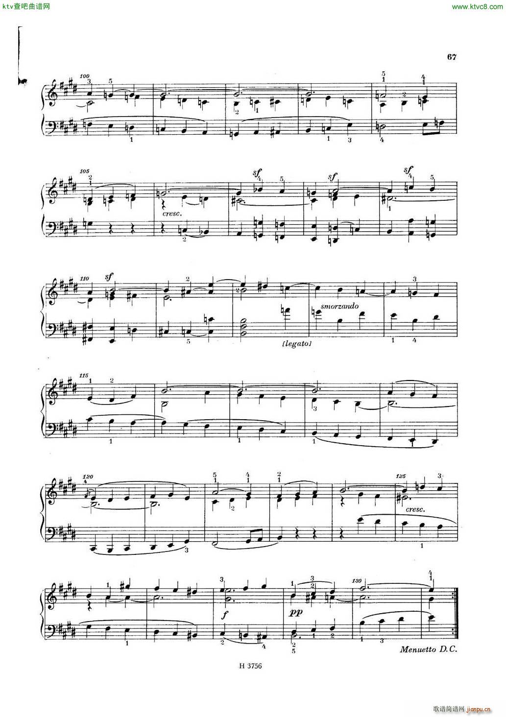 Dussek Sonate No26 op70 Retour a Paris(V)27