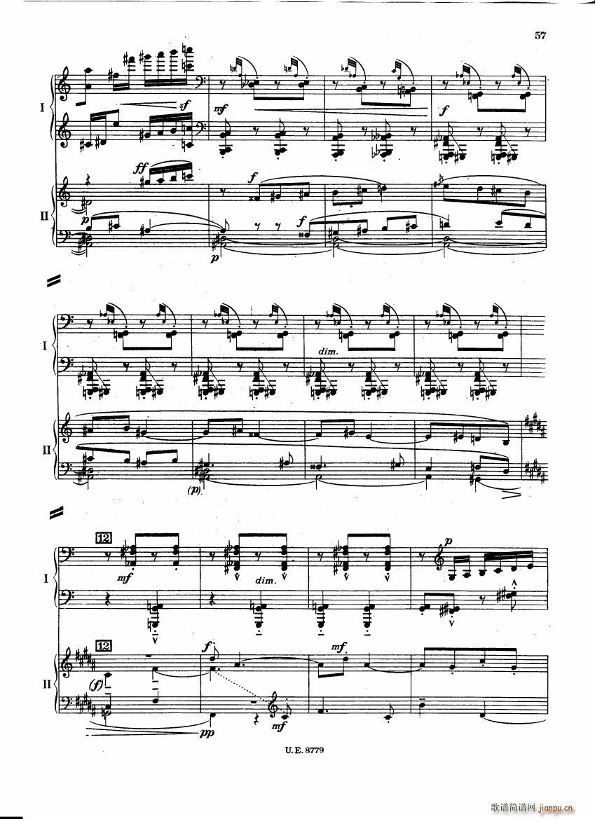Bartok SZ 83 Piano Concerto 1 2p reduct (V)14