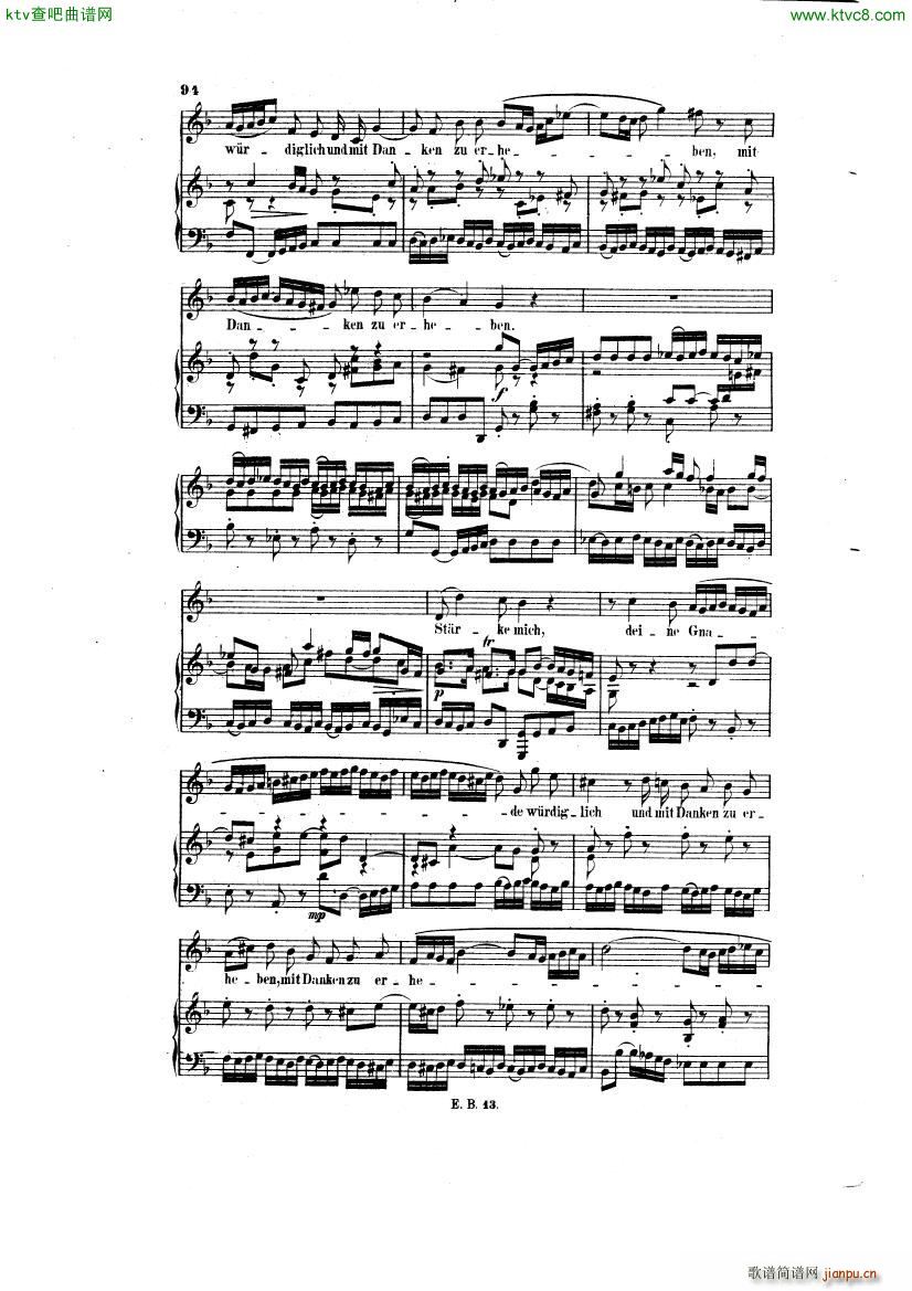 Bach JS BWV 248 Christmas Oratorio No 38 42(V)12