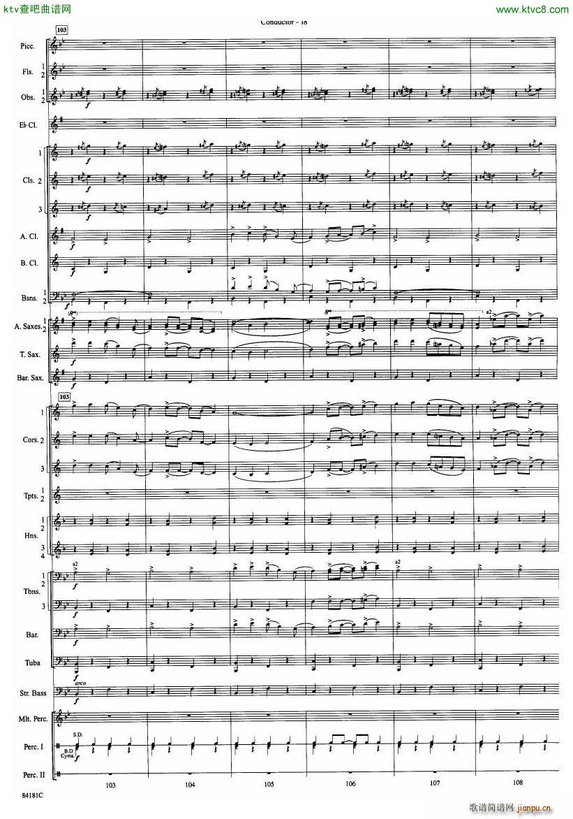 Anderson Sleigh Ride full score(V)19
