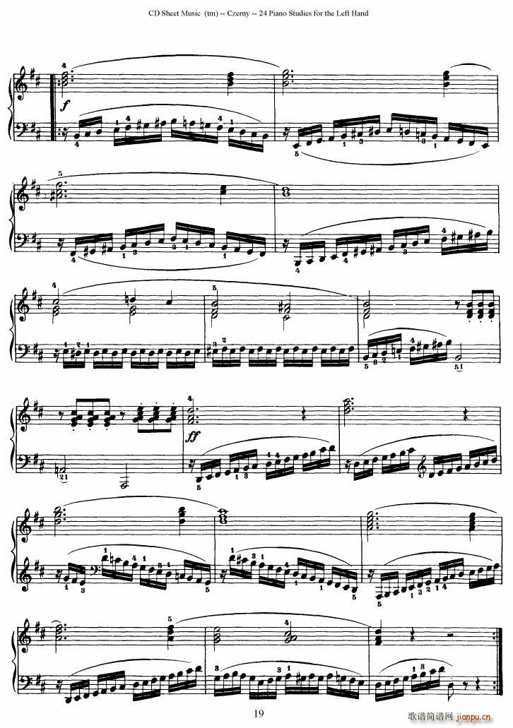 Left Hand Etudes(V)19
