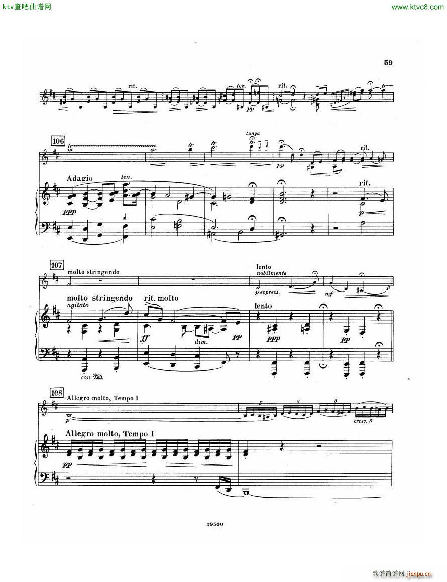 Elgar Violin Concerto Pn(V)57