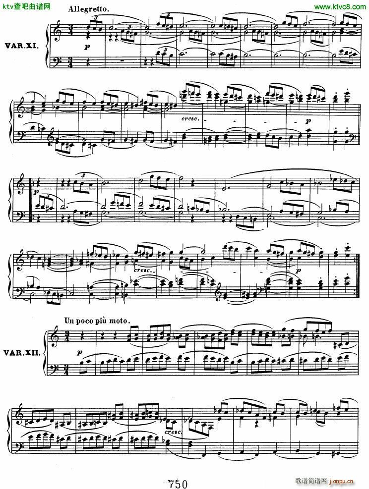 Beethoven op 120 Diabelli Variations(V)10