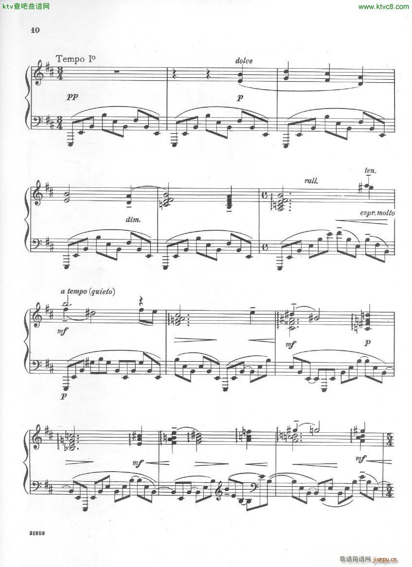 Bloch Five Sketches in Sepia(V)10
