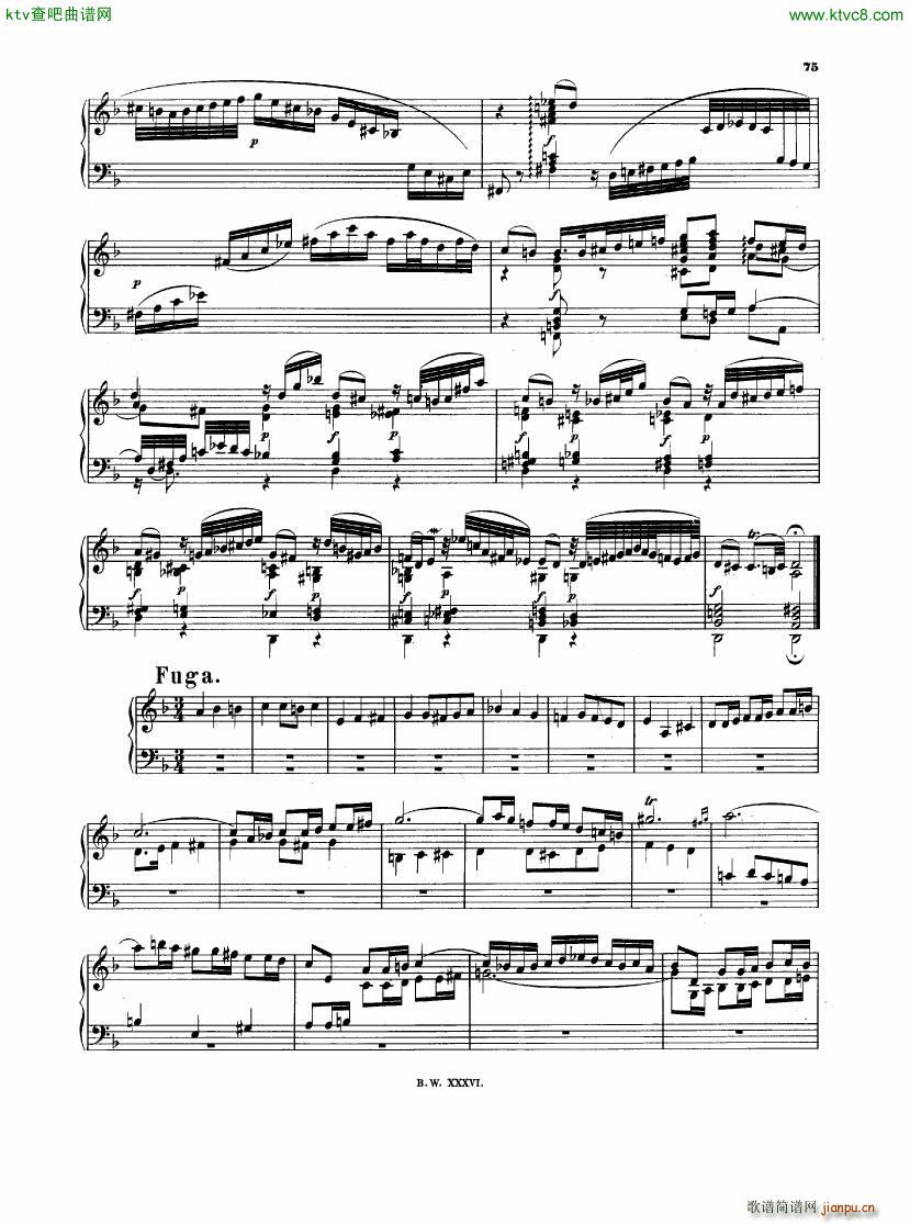 Bach JS BWV 903 Chromatische Fantasie Fuge(V)5