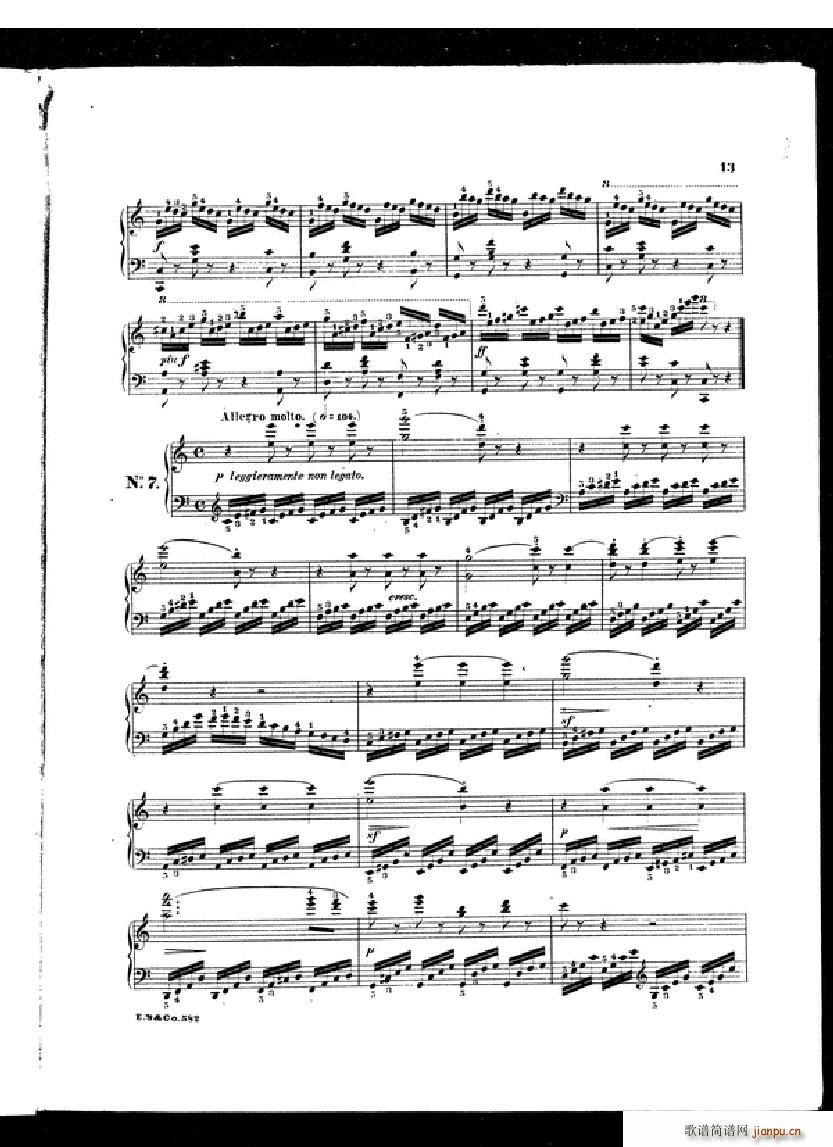 Czerny School of Velocity book 1 Op 299(V)11
