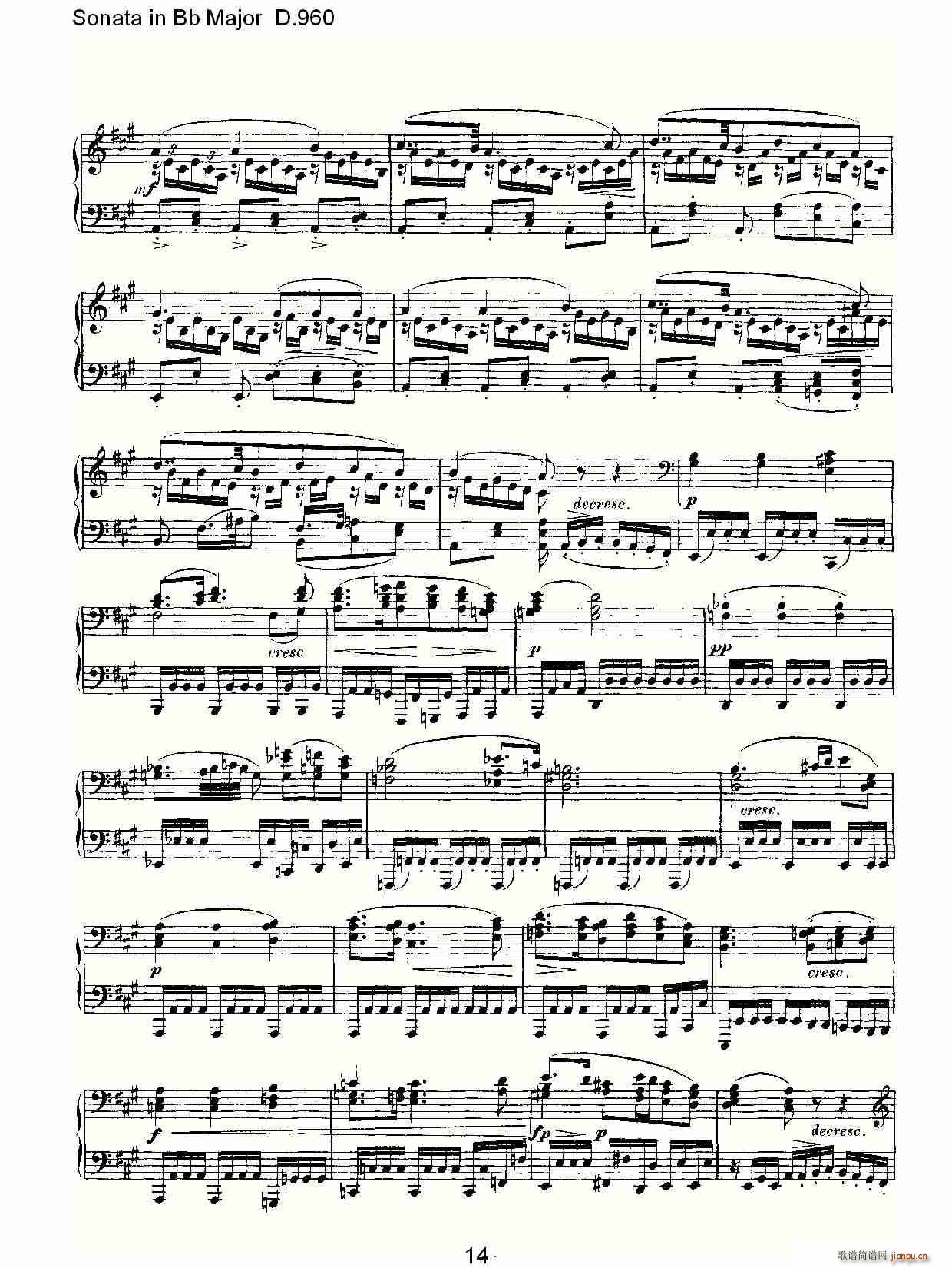 Sonata in Bb Major D.960(ʮּ)14