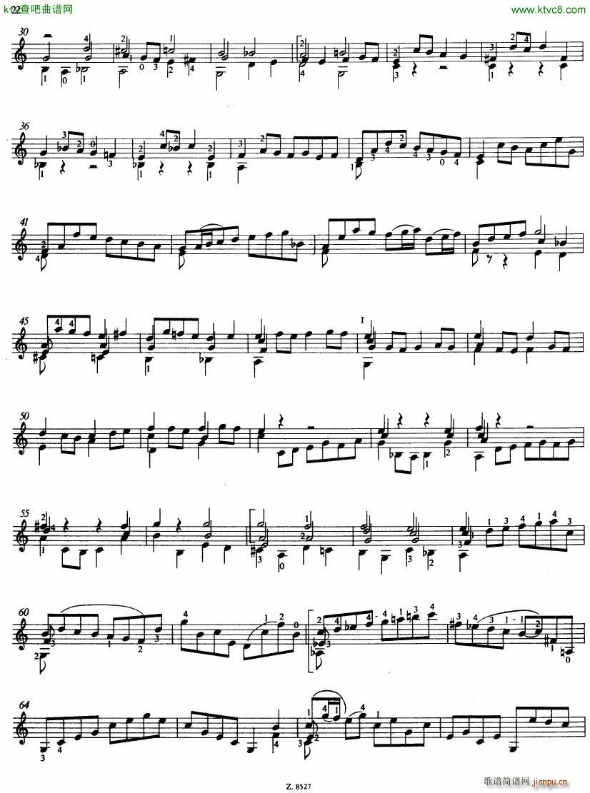 Bach JS BWV 1005 Sonata for Solo Violin in C(V)30