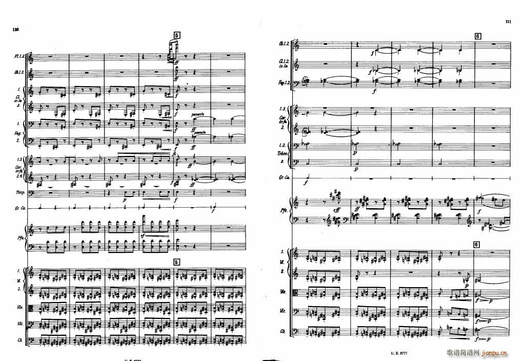 Bartok SZ 83 Piano Concerto No1 Full Score (V)15