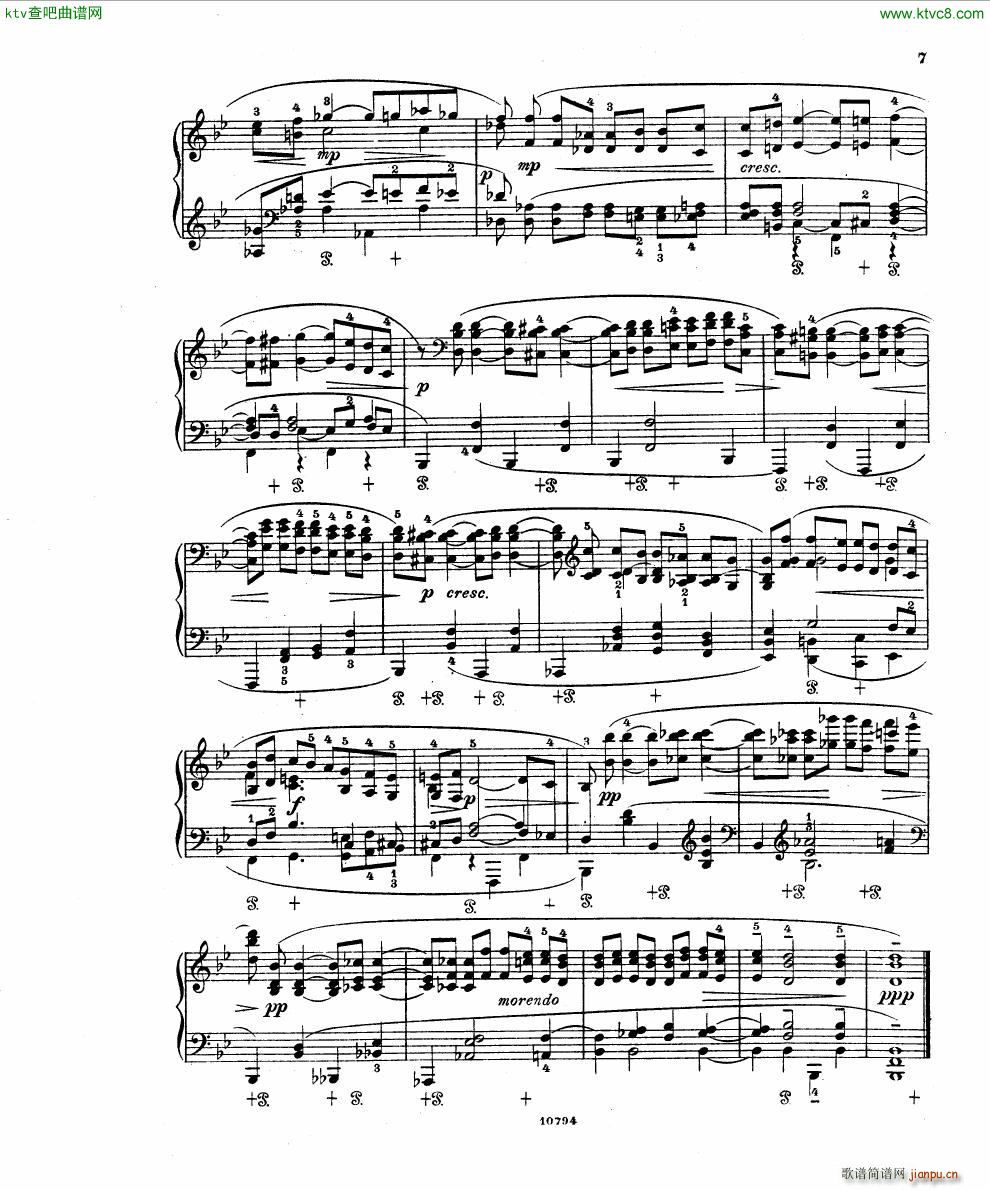 Fuchs Robert Improvisation pour clavier op 11(V)5