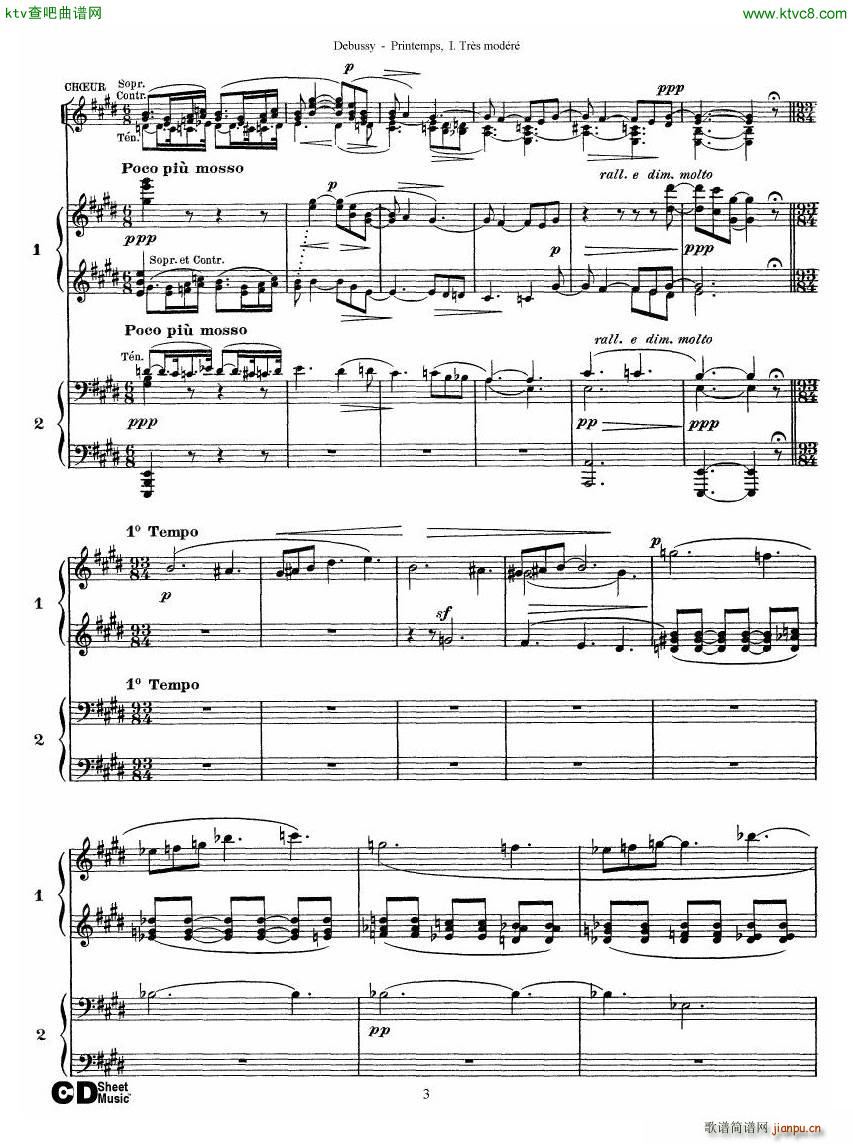 Debussy Printemps I(V)3