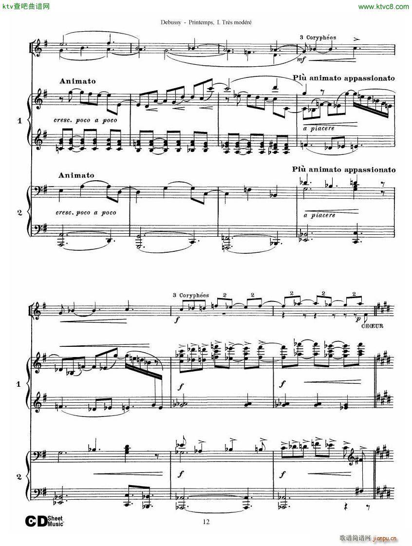 Debussy Printemps I(V)12