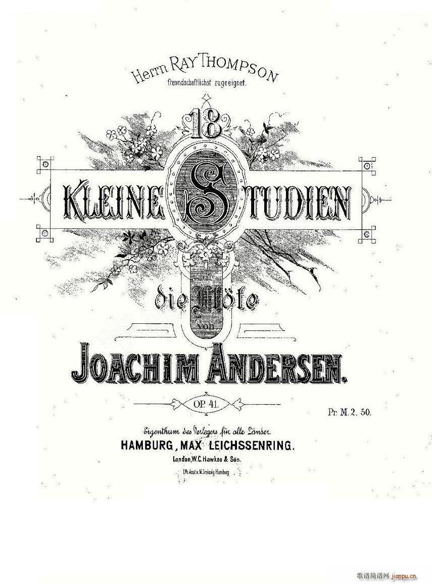 18 kleine Studien Op 41 ʒV(ѺV)1
