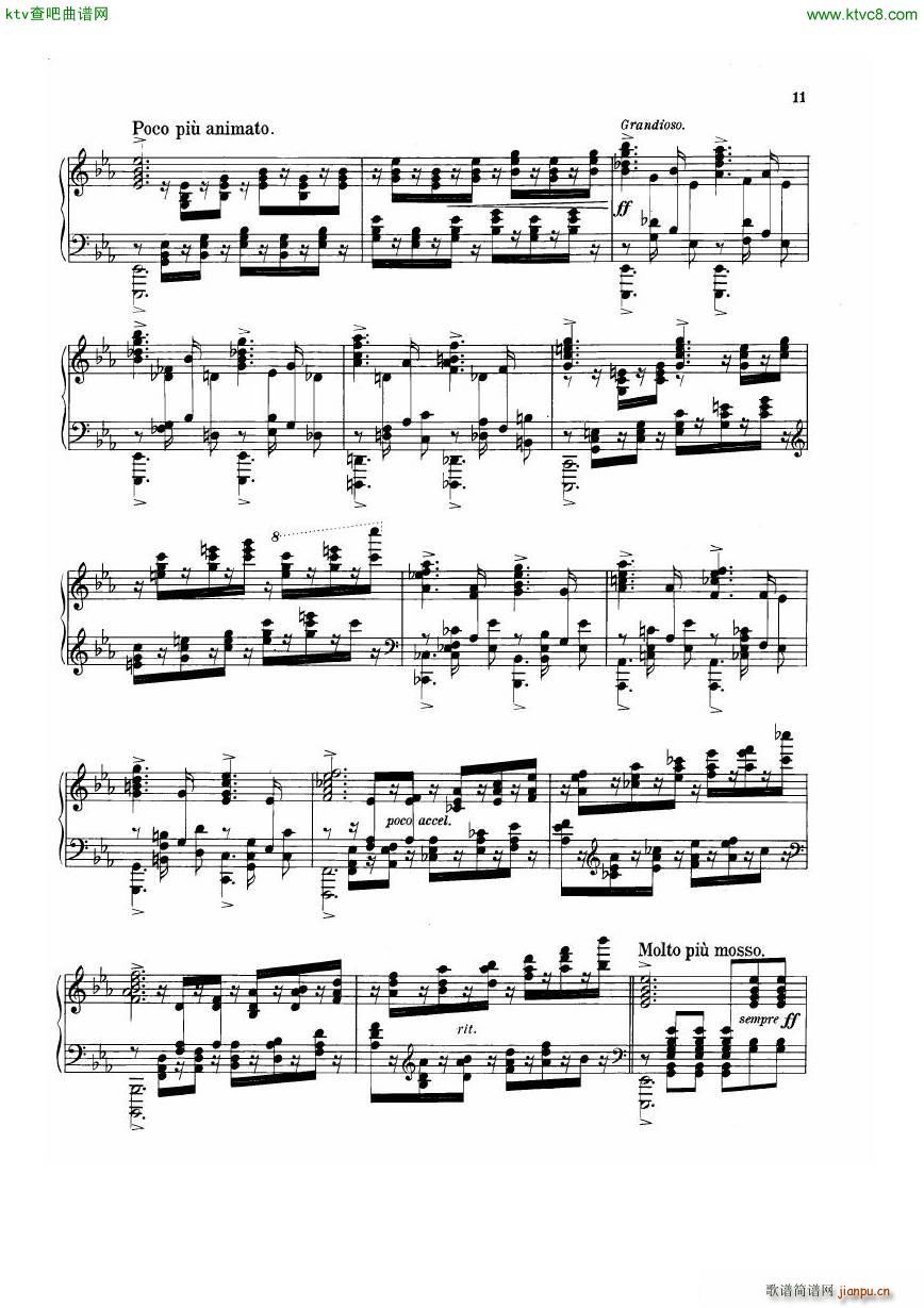 Dohnnyi op 11 Four Rhapsodies(V)49