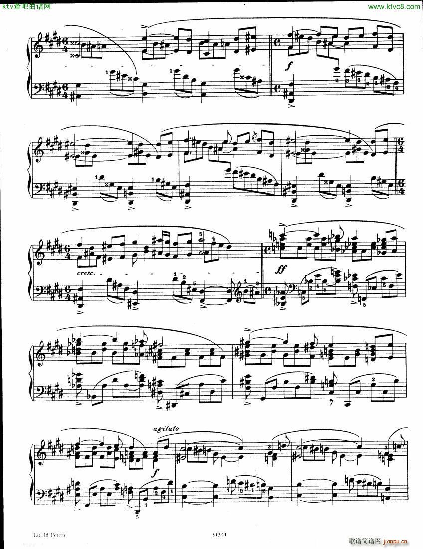 Bortkiewicz Op 42 Ballade and Op 46 Elegie(V)17