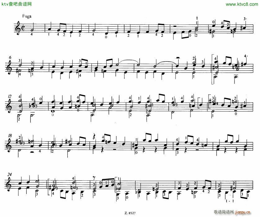Bach JS BWV 1005 Sonata for Solo Violin in C(V)29
