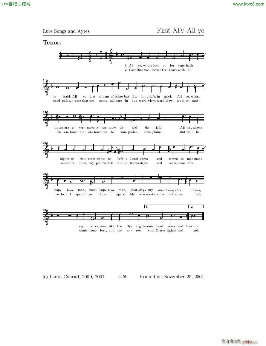 Dowland Lute Music (V)15